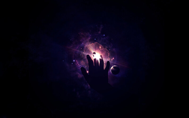 hand reaching for star