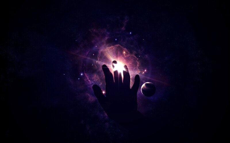 hand reaching for star