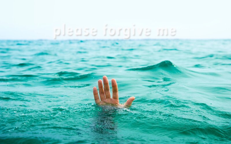 hand reaching from water