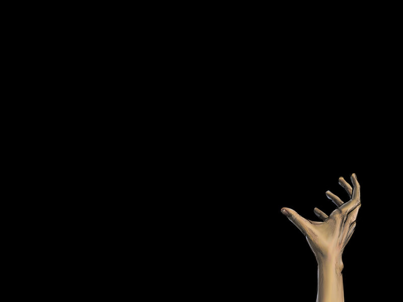 hand reaching upward