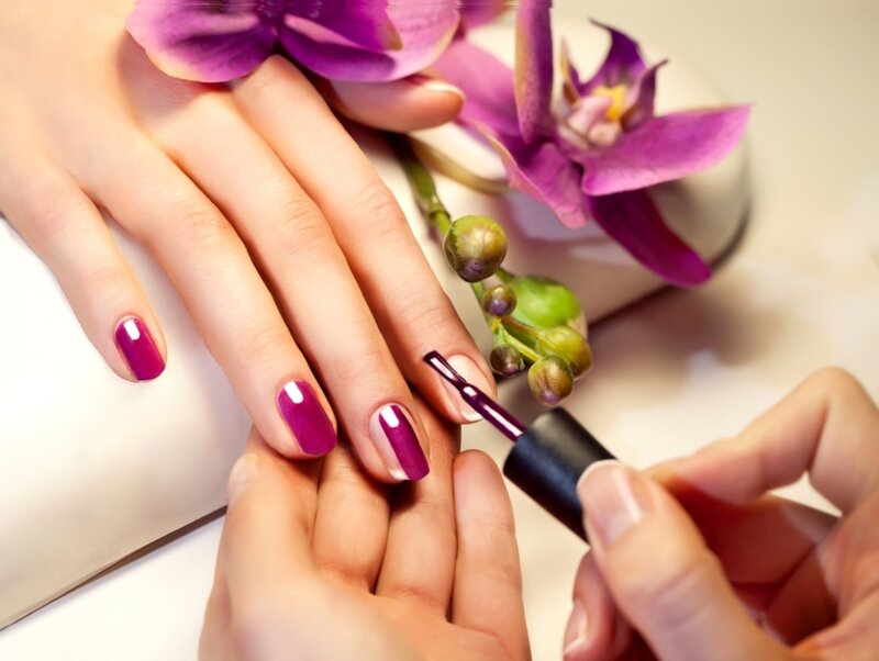 Hand Receiving Manicure