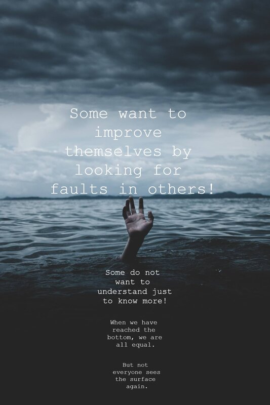 Hand Rising from Water — Gray