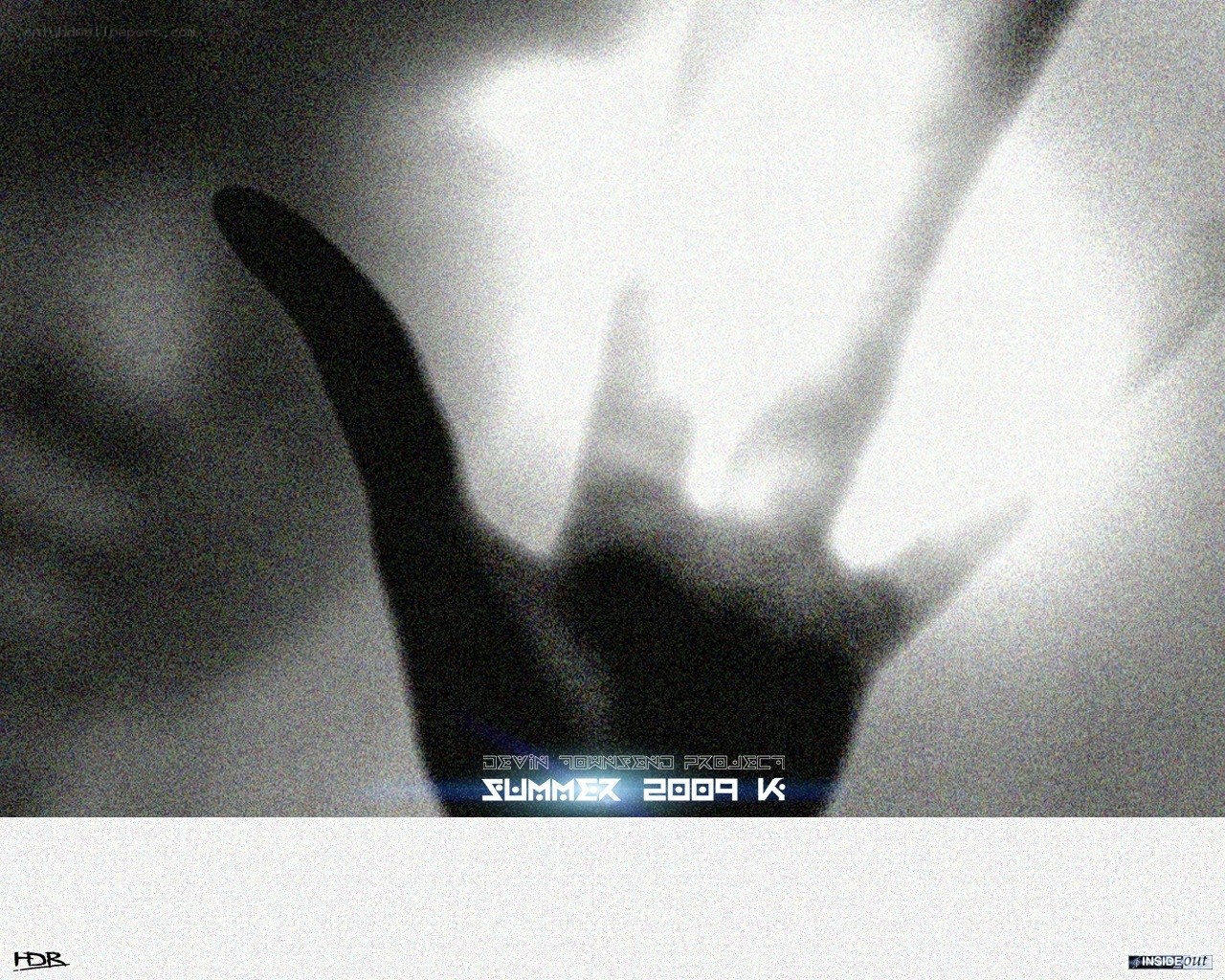 hand shadow on bright background