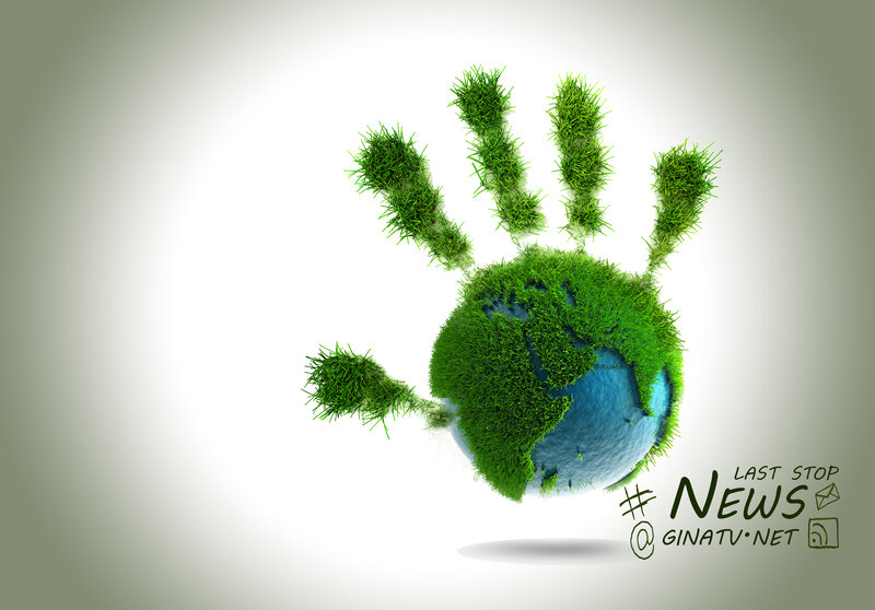 Hand-shaped Earth