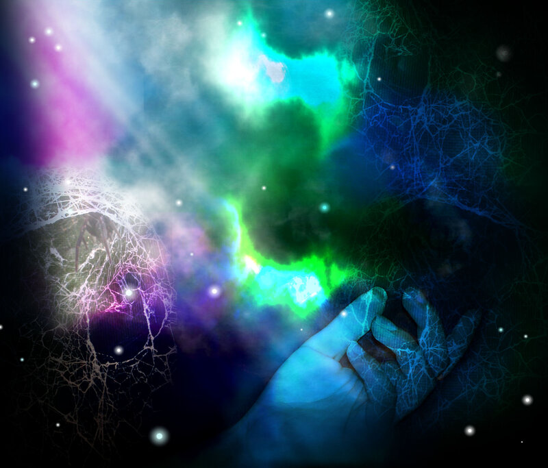 Hand Touching Nebula