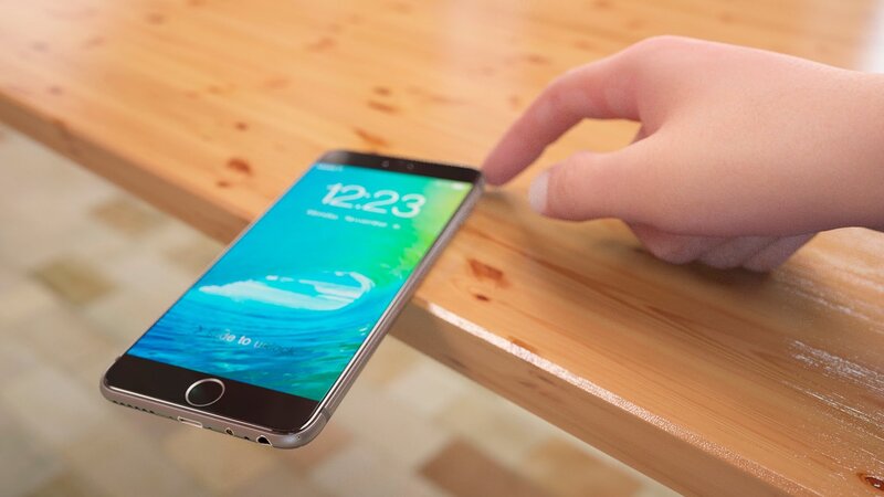hand unlocking smartphone