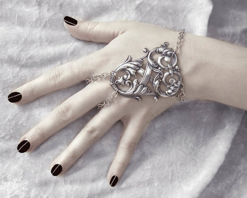 Hand with Bracelet — White