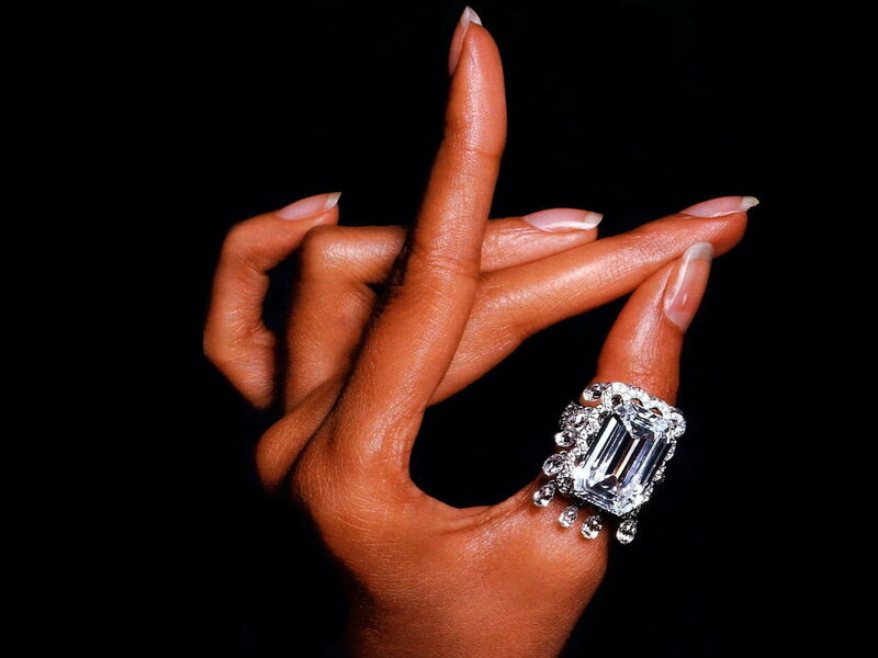 Hand with Diamond Ring