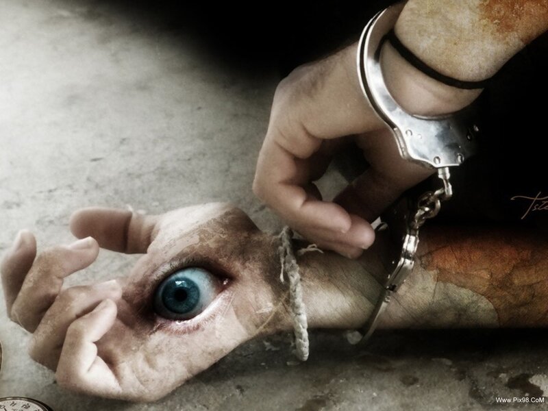 Hand with Eye on Palm