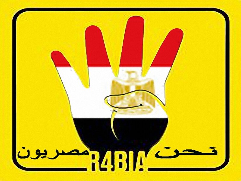 Hand with Flag Colors