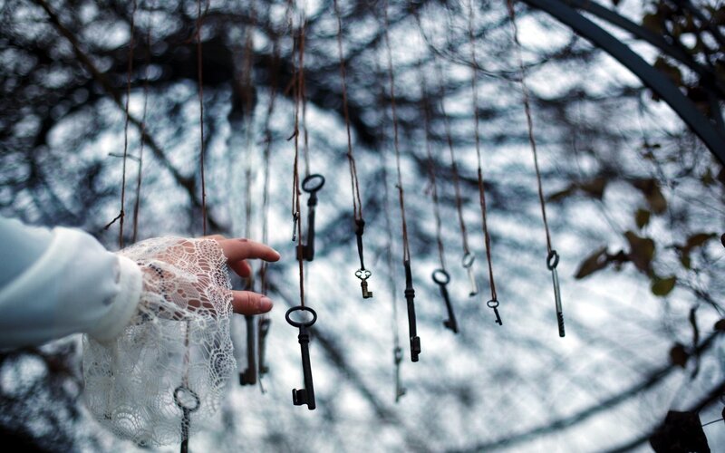 Hand with Lace Glove
