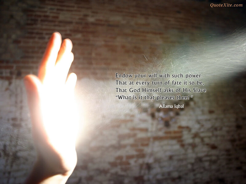 Hand with light beam