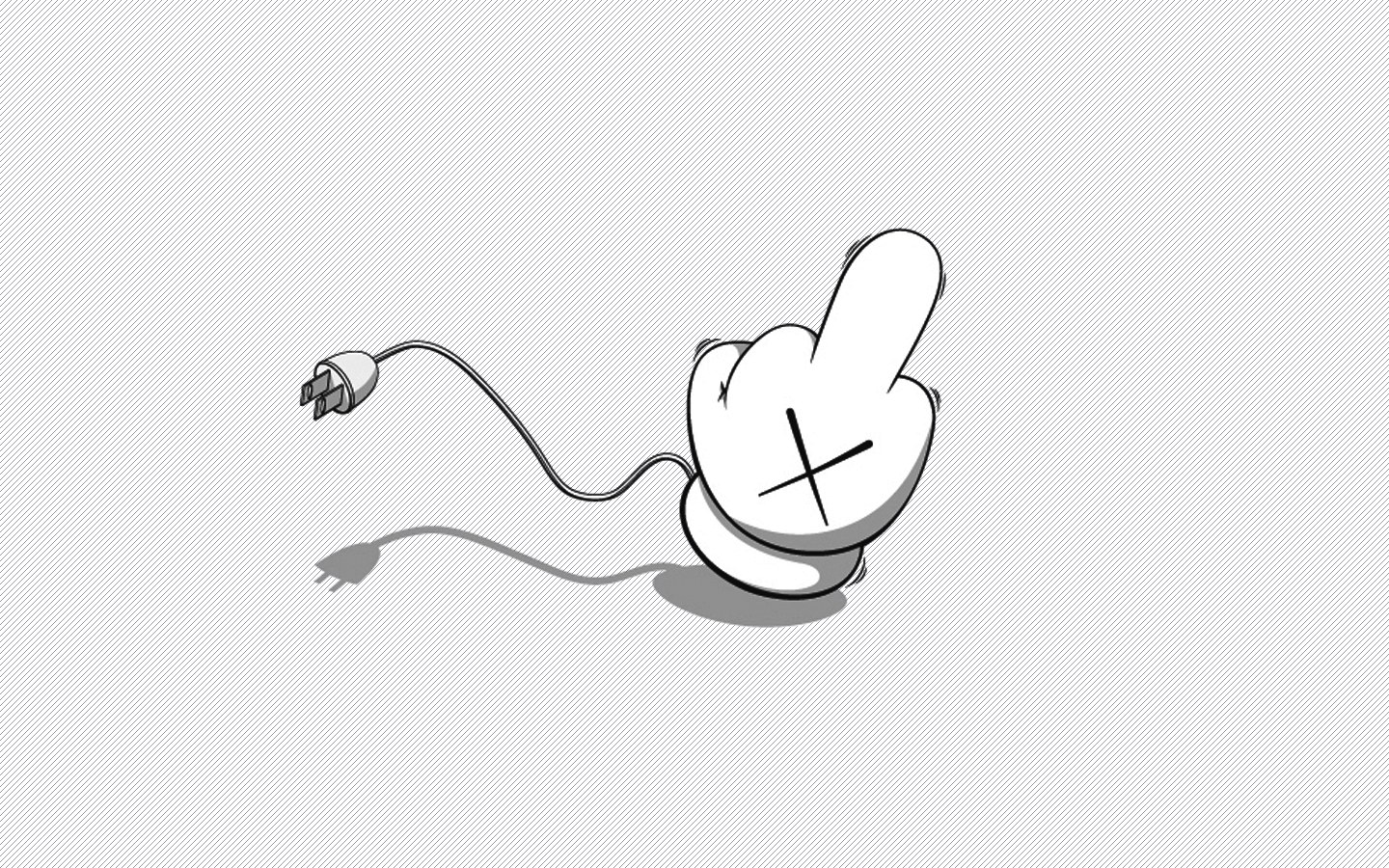 hand with middle finger