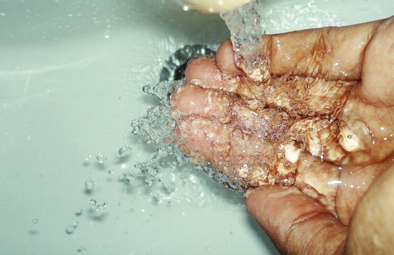 Hand with Skin Condition