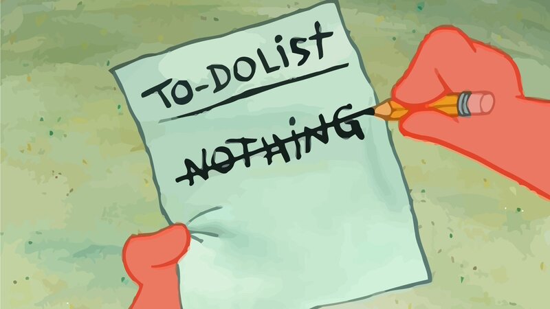 Hand Writing on To-do List — Green