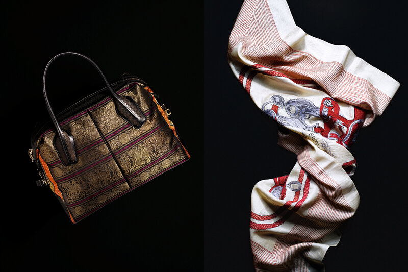 Handbag and Scarf