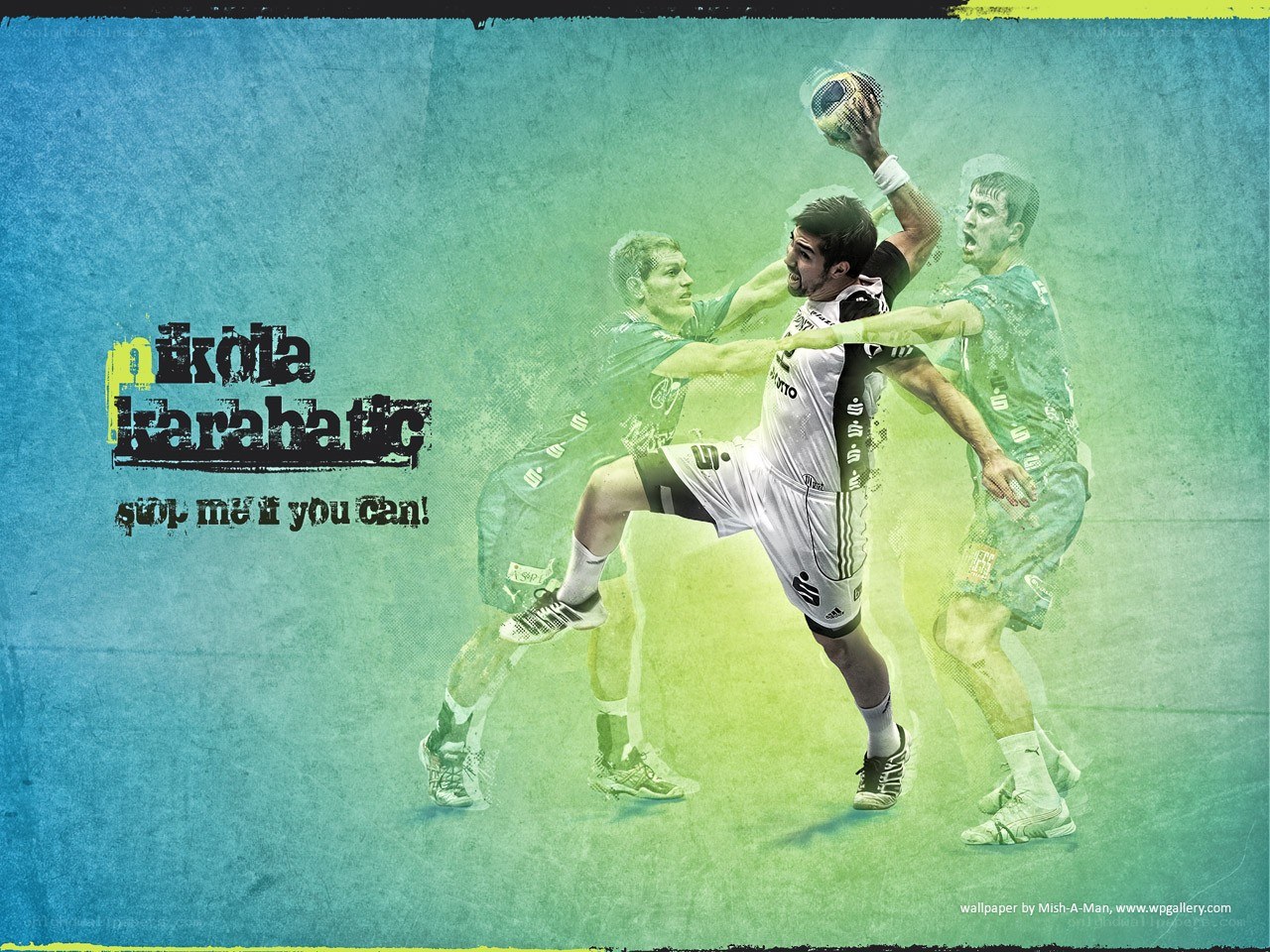 handball player action