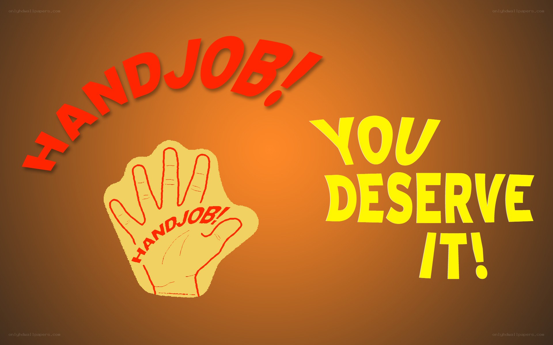 Handjob You Deserve It