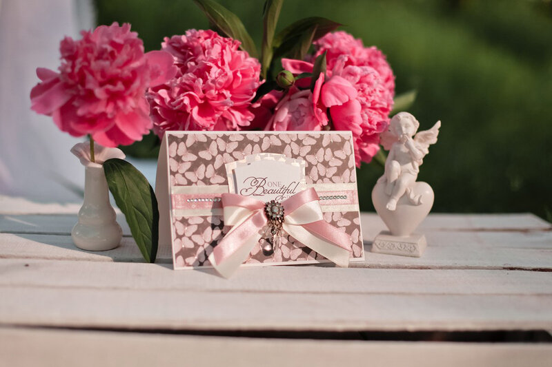 Handmade Card with Flowers