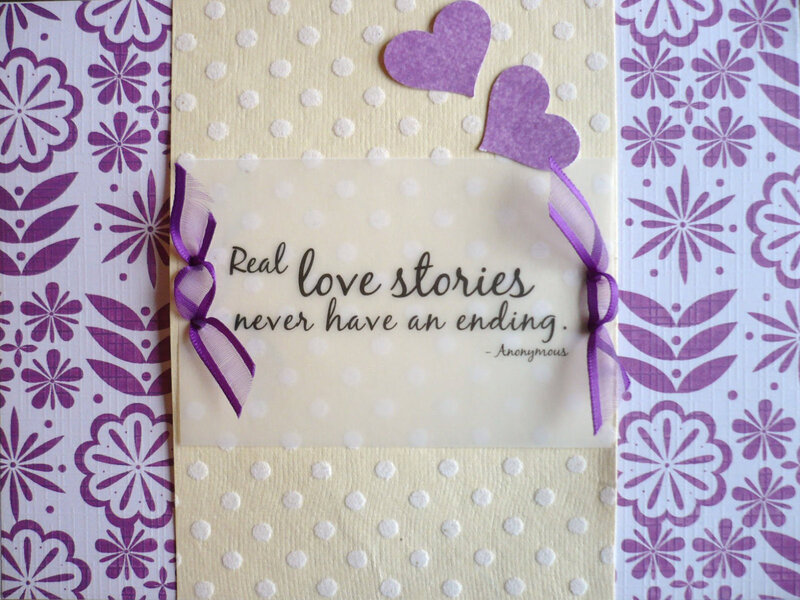 Handmade Card with Quote
