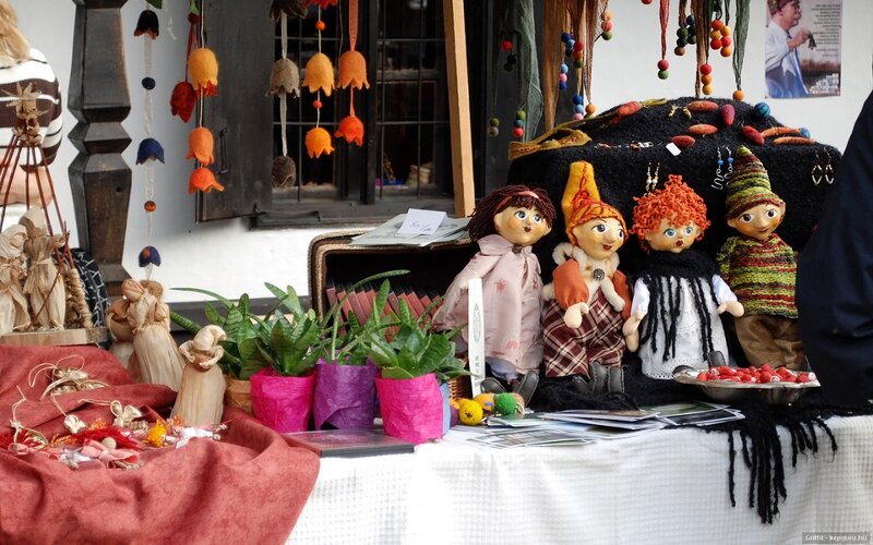 Handmade Dolls on Display
