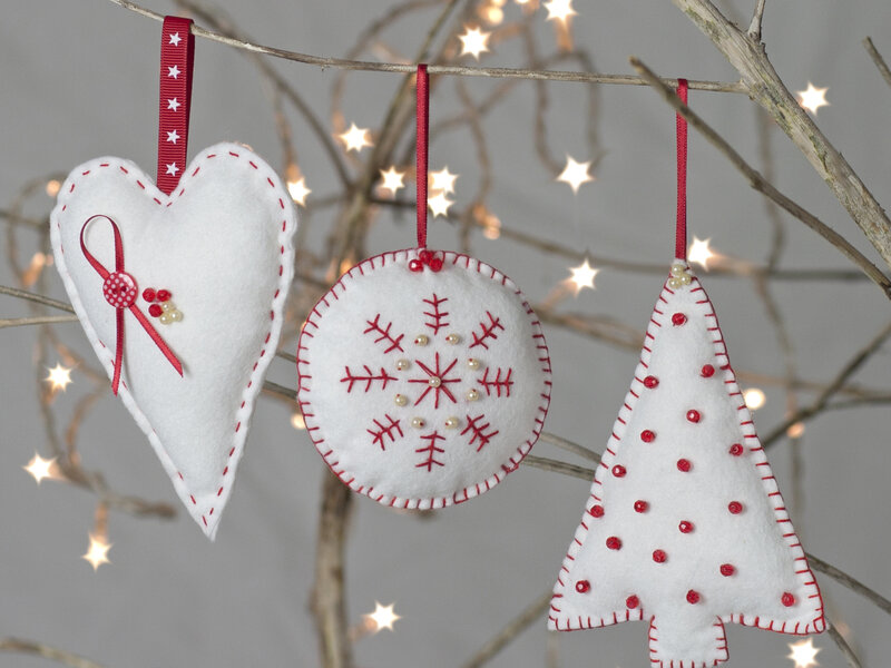 Handmade Felt Ornaments