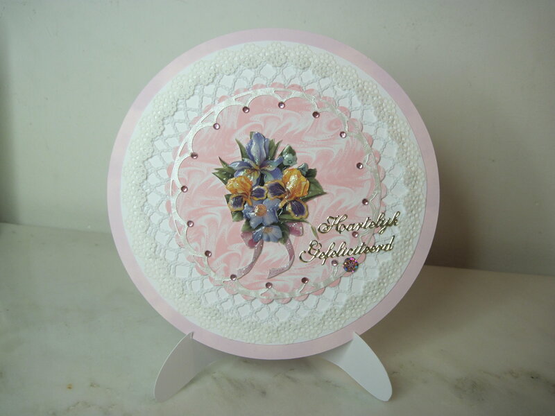 handmade floral greeting card