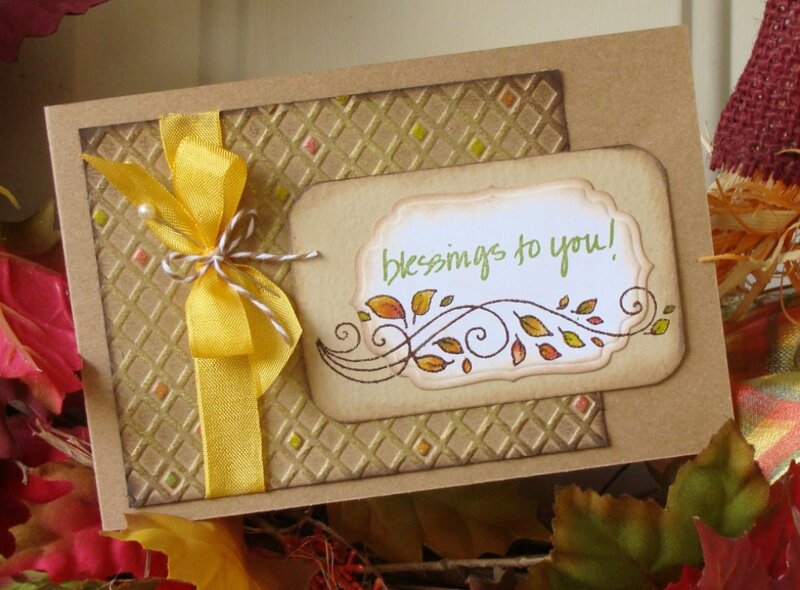 Handmade Greeting Card — Brown