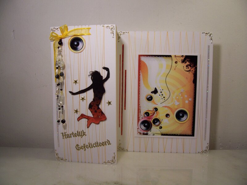 handmade greeting cards with music theme
