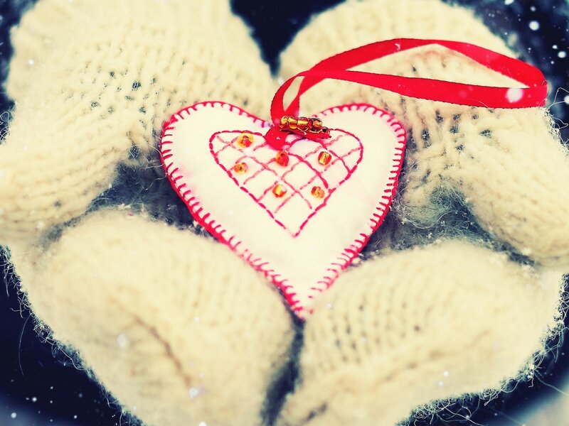 Handmade Heart Ornament