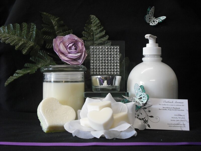 Handmade Soap and Candle Set