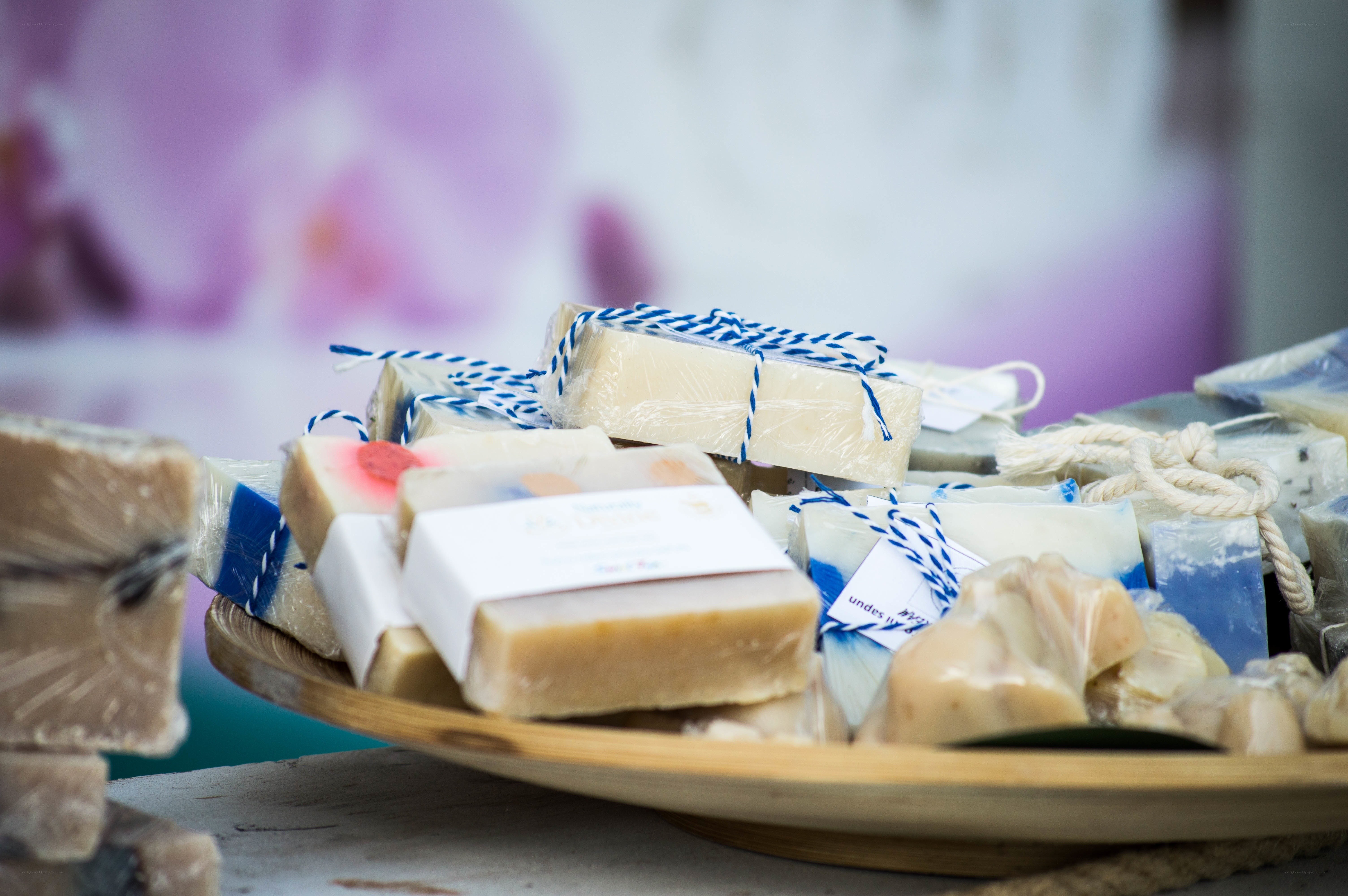 Handmade soap display