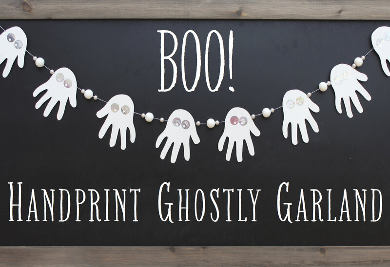 Handprint Ghost Garland