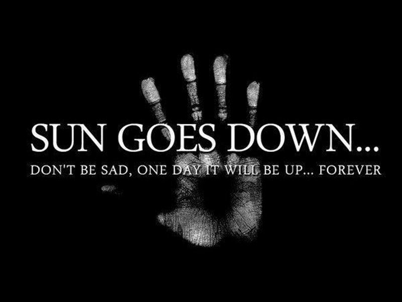 Handprint on Black Background — Somber
