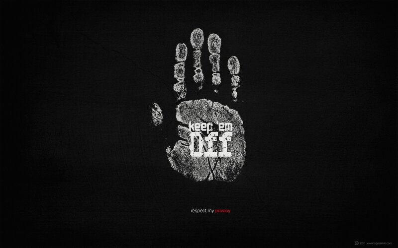 handprint privacy message