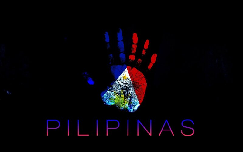 Handprint with Flag