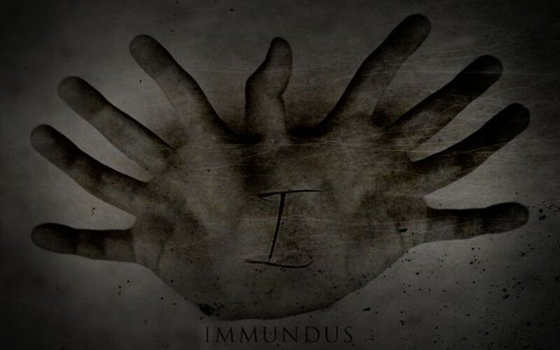 Handprint with Immundus text