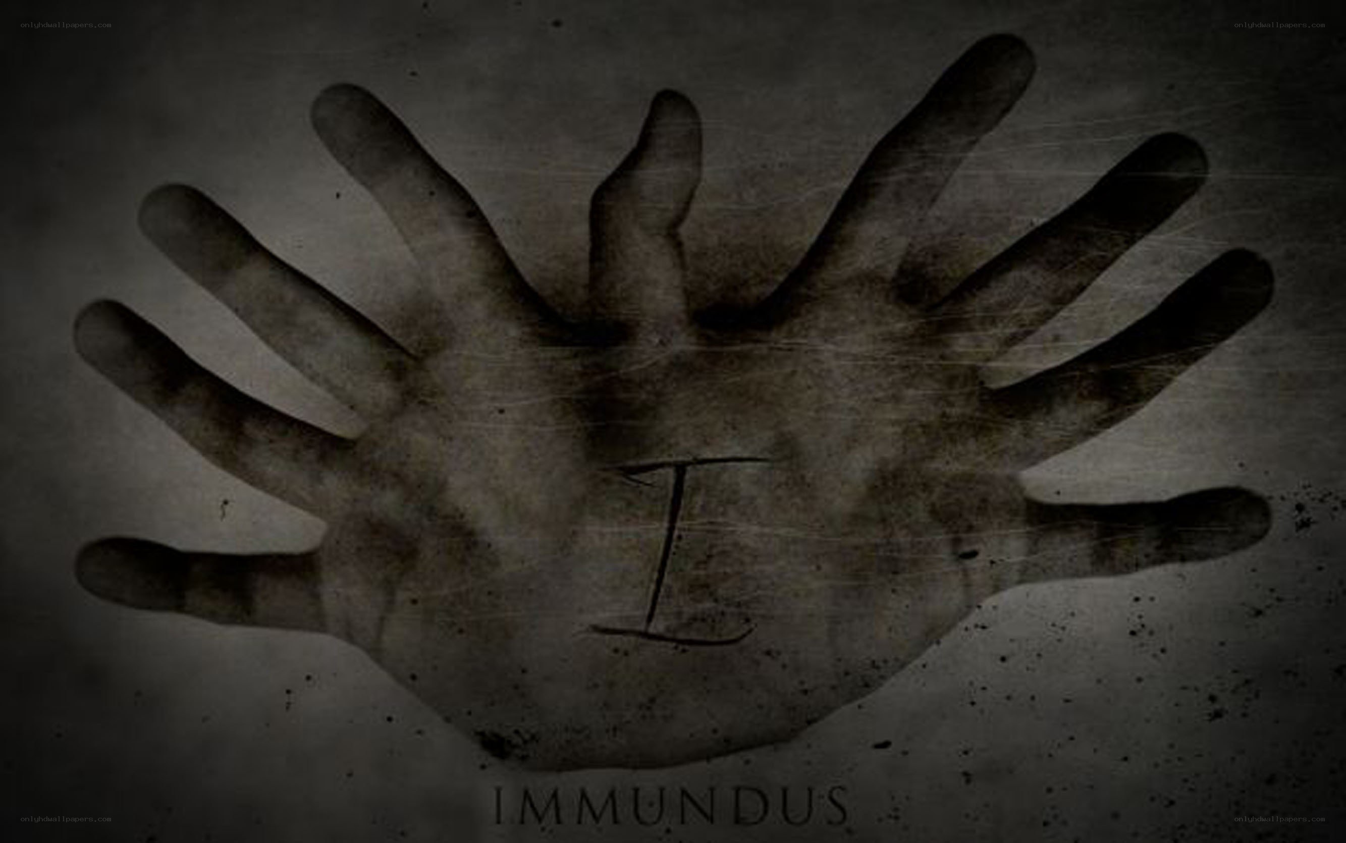 Handprint with Immundus text
