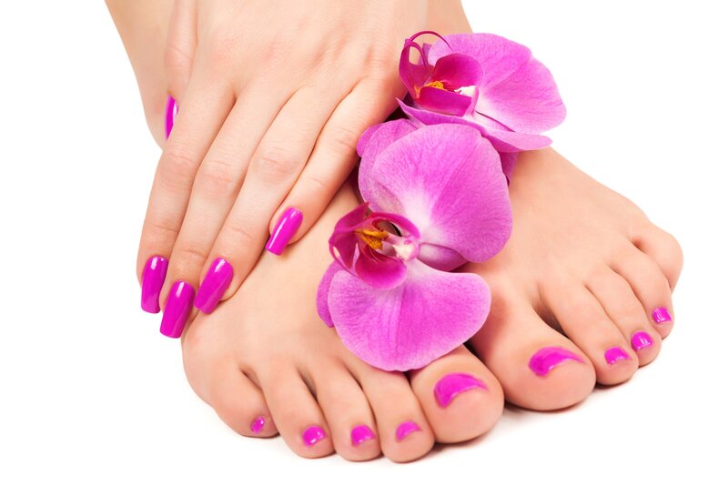Hands and Feet with Nails — Pink