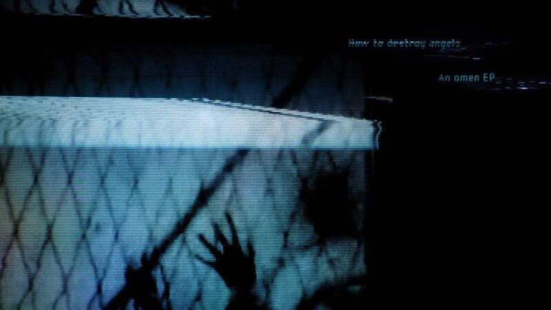 Hands Behind Fence — Blue