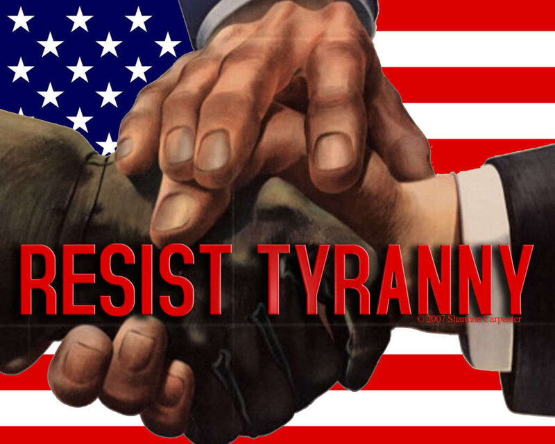 Hands Clasped in Resistance