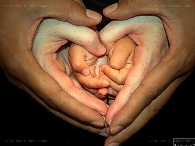 hands forming a heart shape