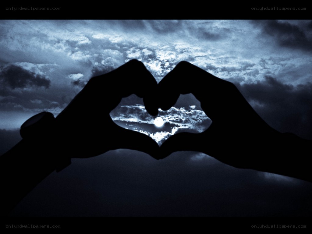 hands forming heart shape