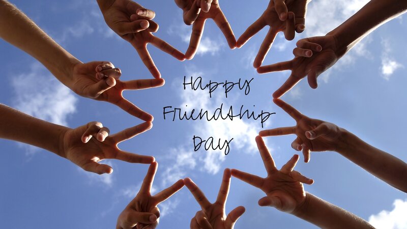 Hands Forming Heart Shape — Blue, Celebratory
