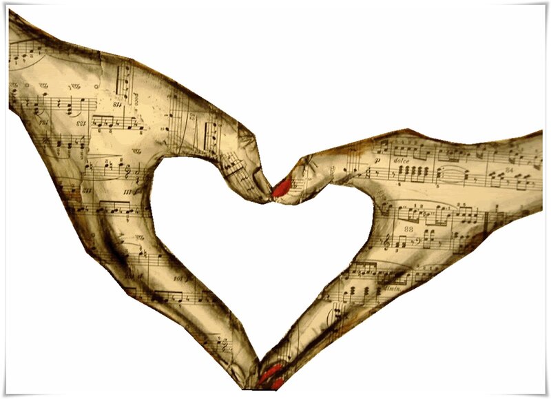 Hands Forming Heart Shape — Brown, Romantic