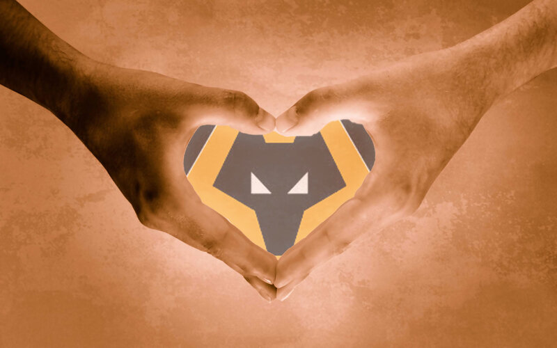 Hands Forming Heart Shape — Brown, Warm
