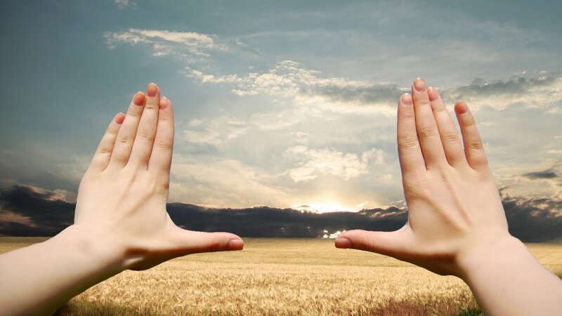 Hands Framing Sky
