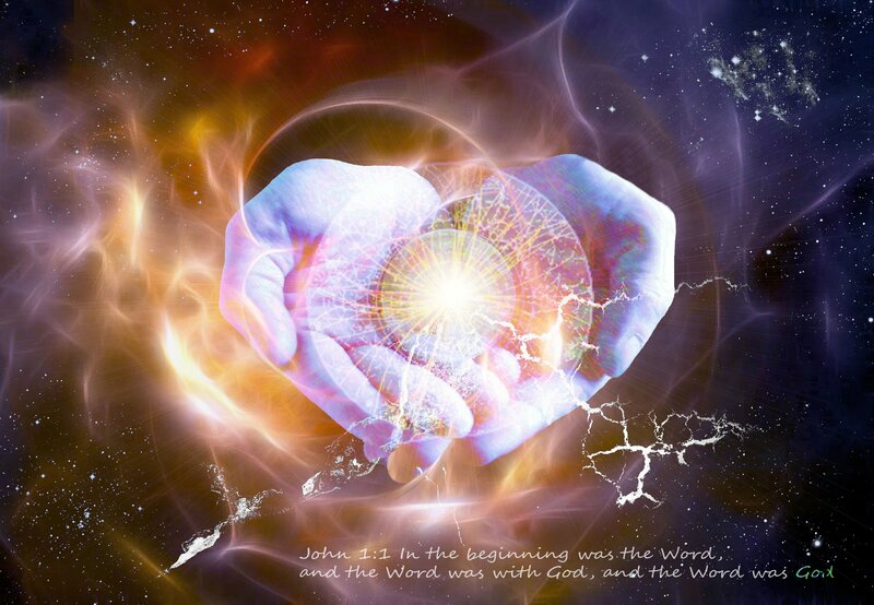 Hands Holding a Glowing Orb — Purple