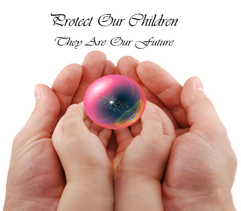 Hands Holding a Sphere — White