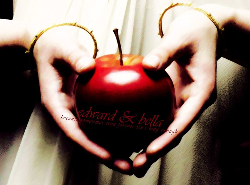 Hands Holding an Apple — Red, Dramatic